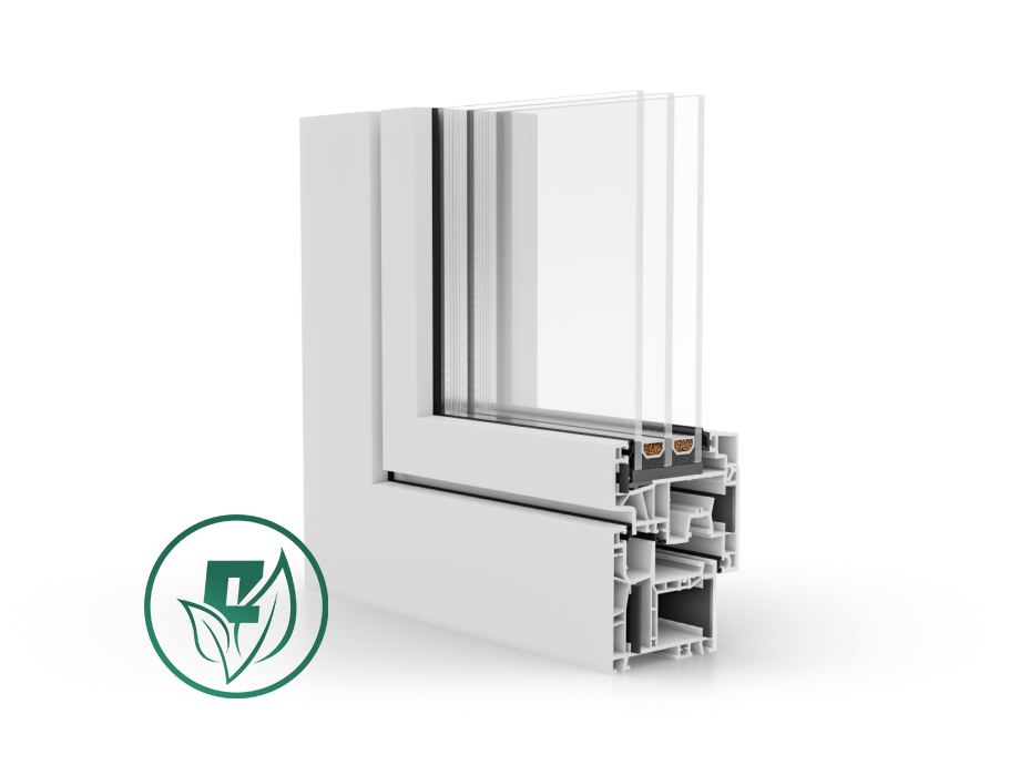 Profilquerschnitt Aluplast energeto® neo