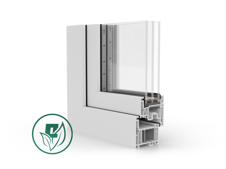 Profilquerschnitt Aluplast IDEAL NEO