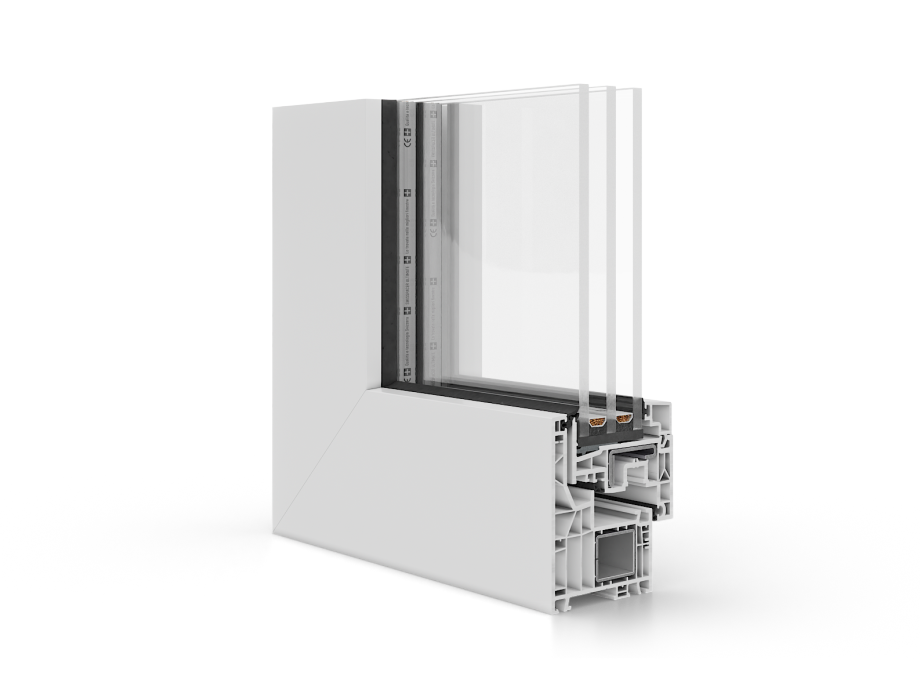 Profilquerschnitt Aluplast IDEAL NEO View