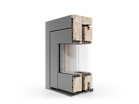 Profilquerschnitt Fogohaus Naturo 80 HST ALU
